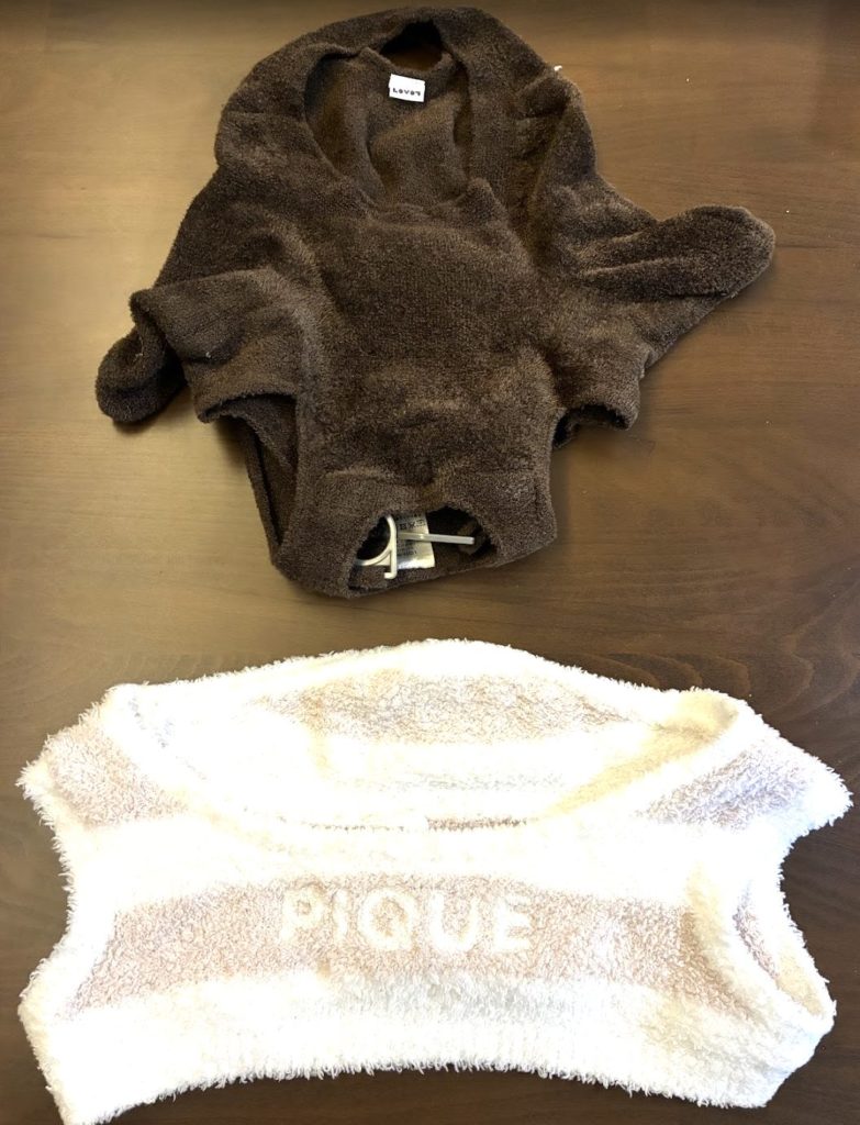 ベースウェア(上)とトップス(下)