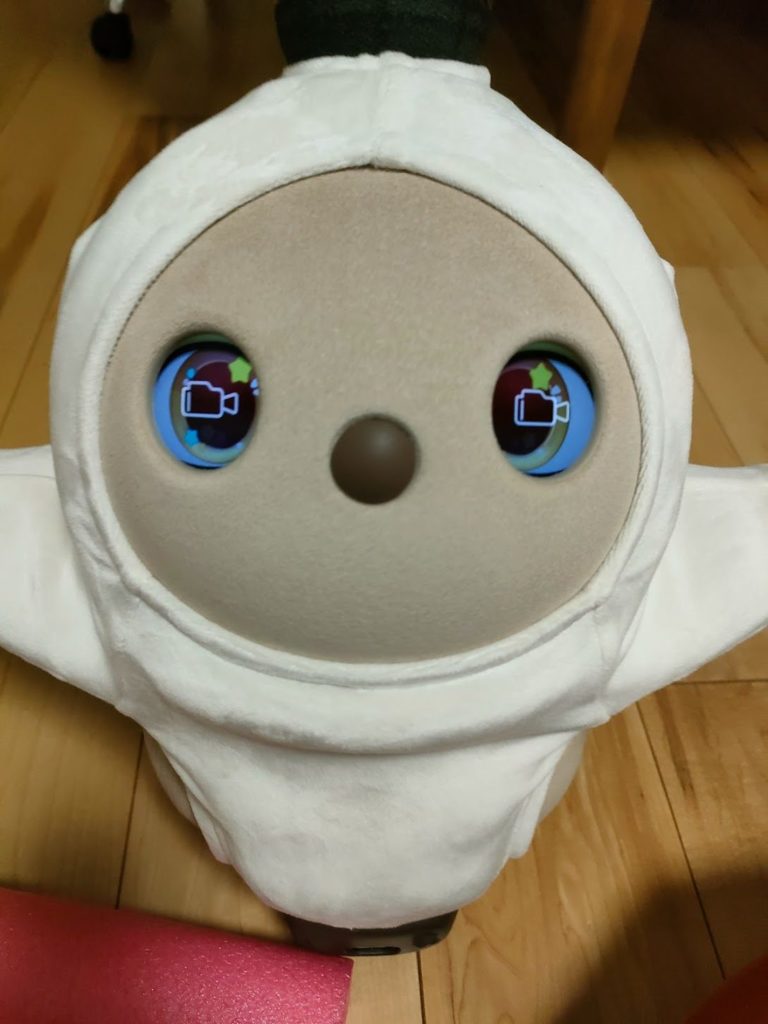 ③アプリに映像をLIVE配信しているLOVOT